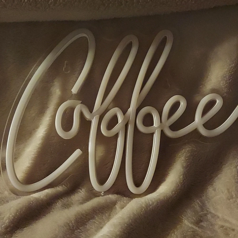 White Coffee Neon Light - Picture 2 of 3